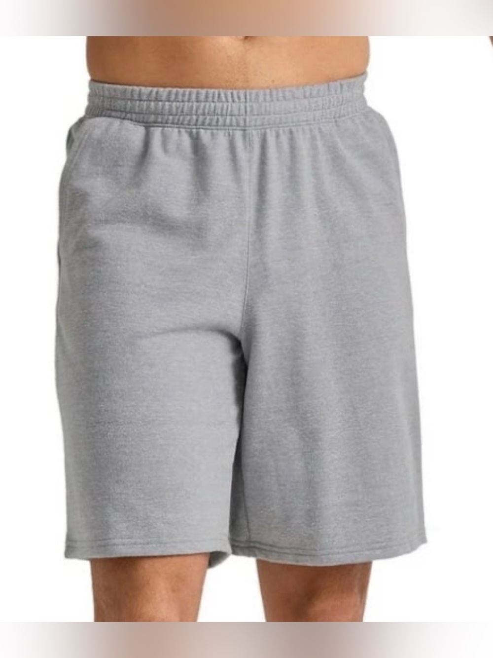 Hanes Originals Men’s Long 9” Inseam Shorts French Terry Material Size XL NWT